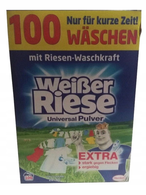 Prací prášok - Weisser Riese Universal 100 WASCE