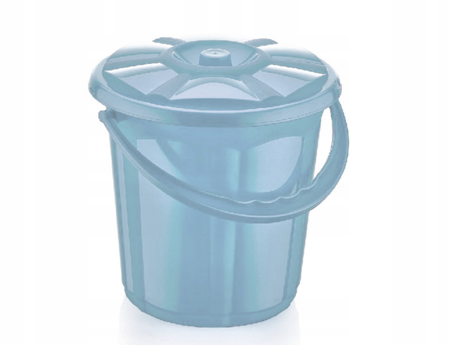 Vedro s plastovým vedierkou veka 15l