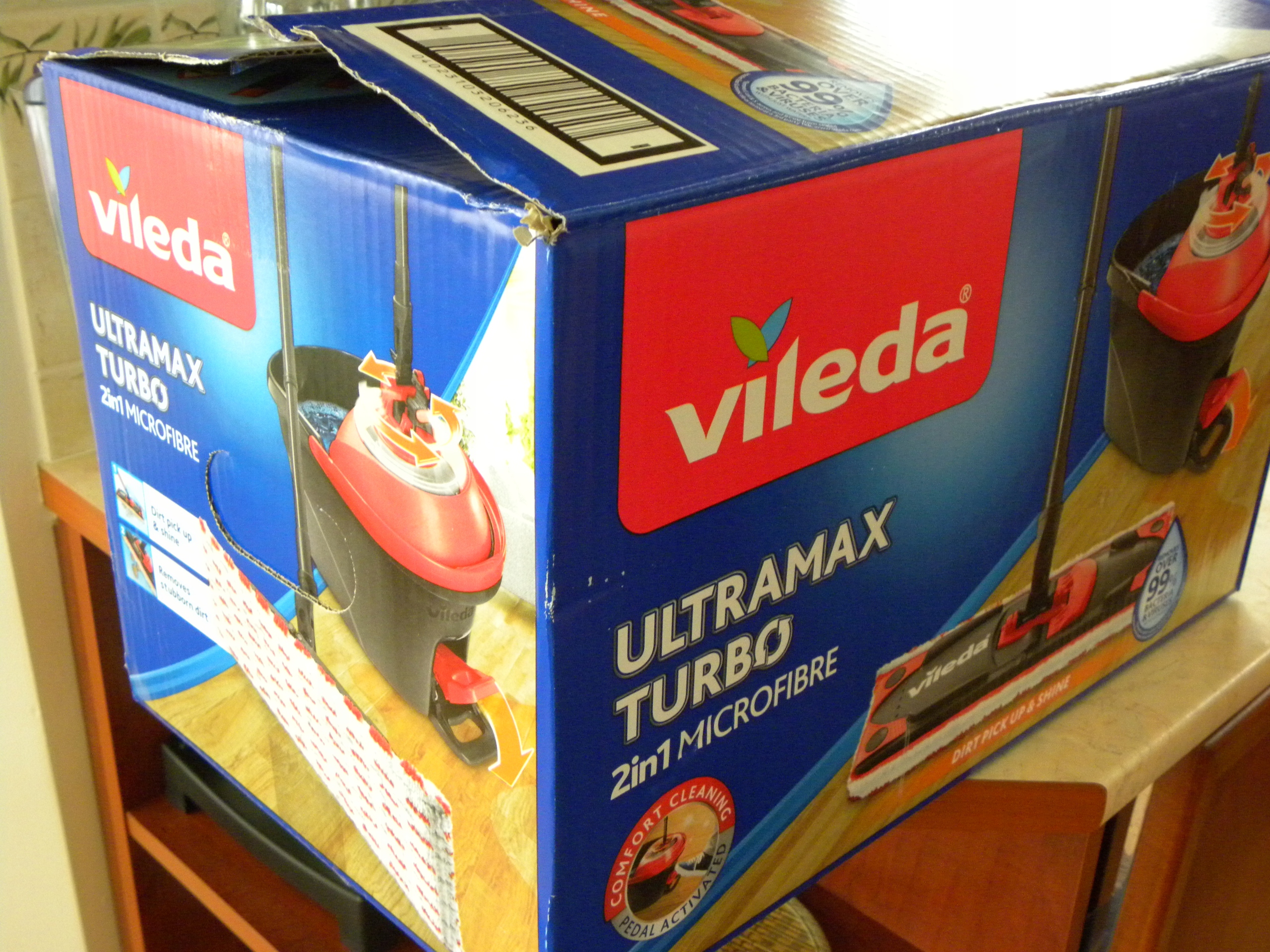 Viaduro a Flat Mop Vileda Ultramam Turbo príležitosť