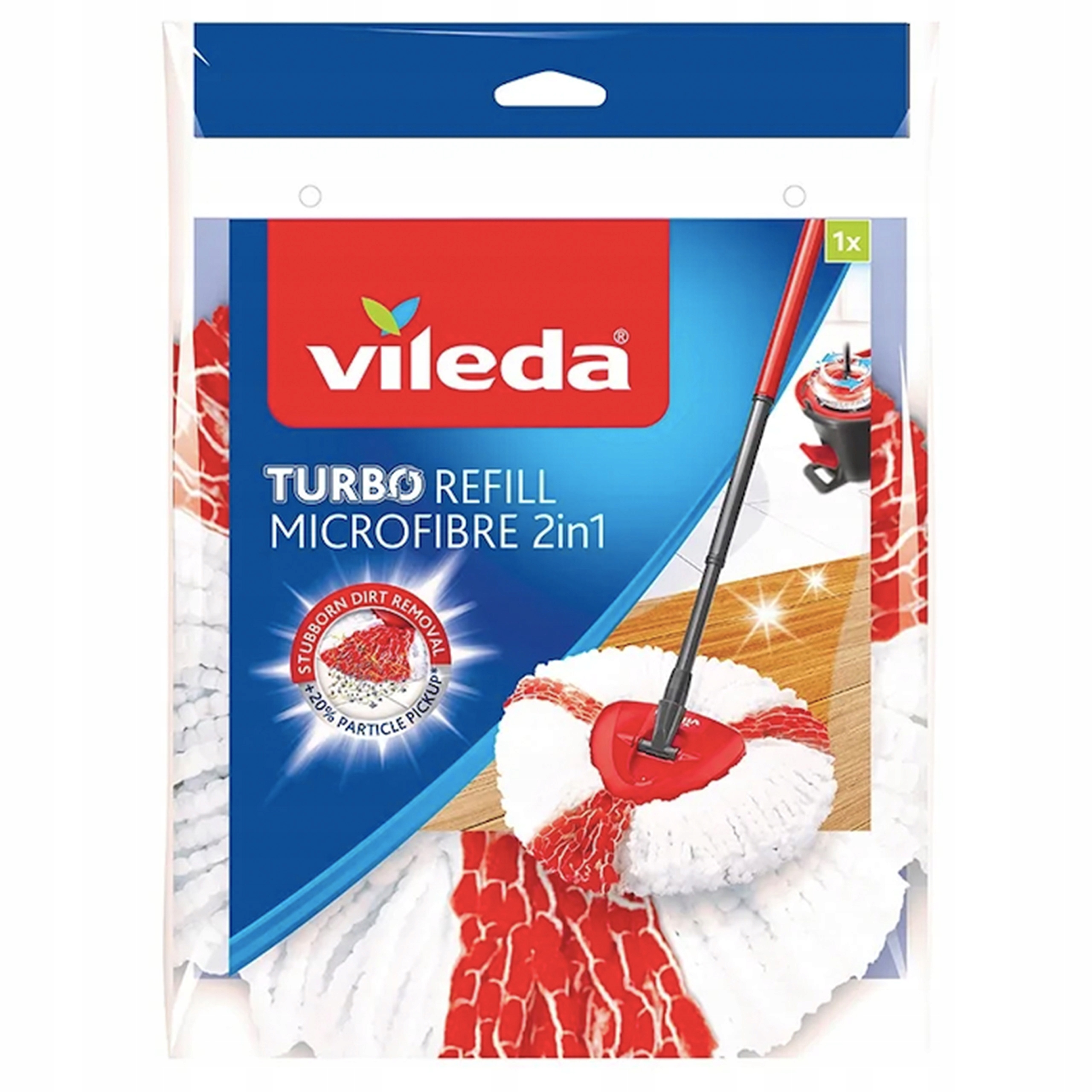 Turbo náplň 2in1 otočný mop villed ľahko