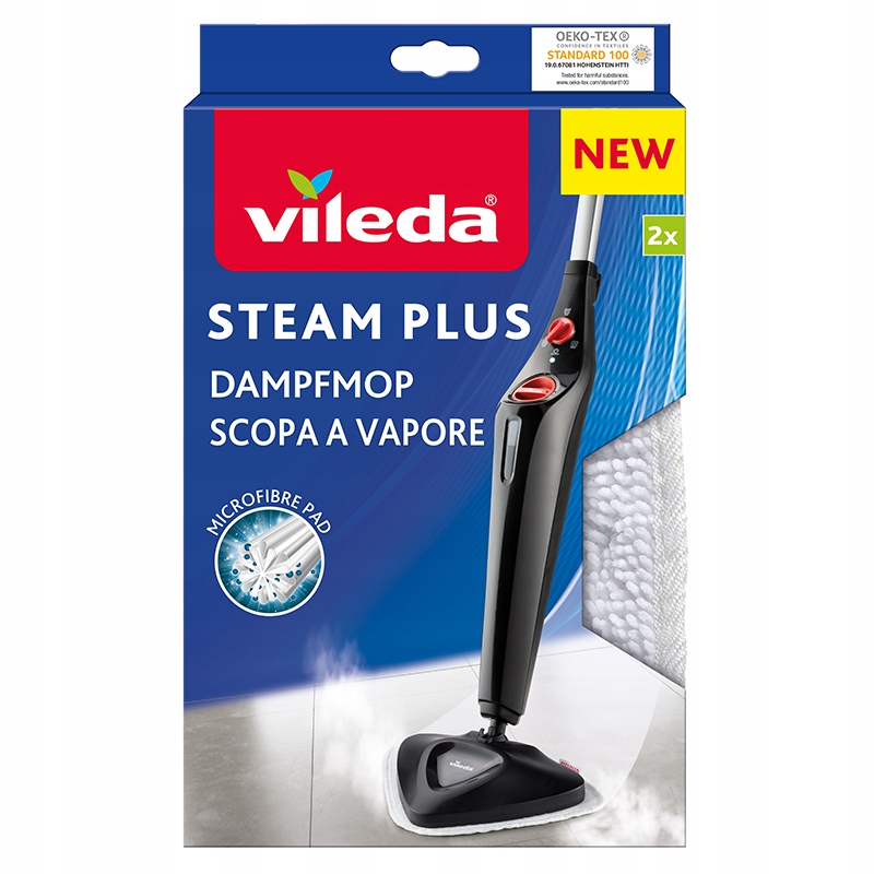 VILEDA Steam Hot Spray Steam Mop 2 PCS