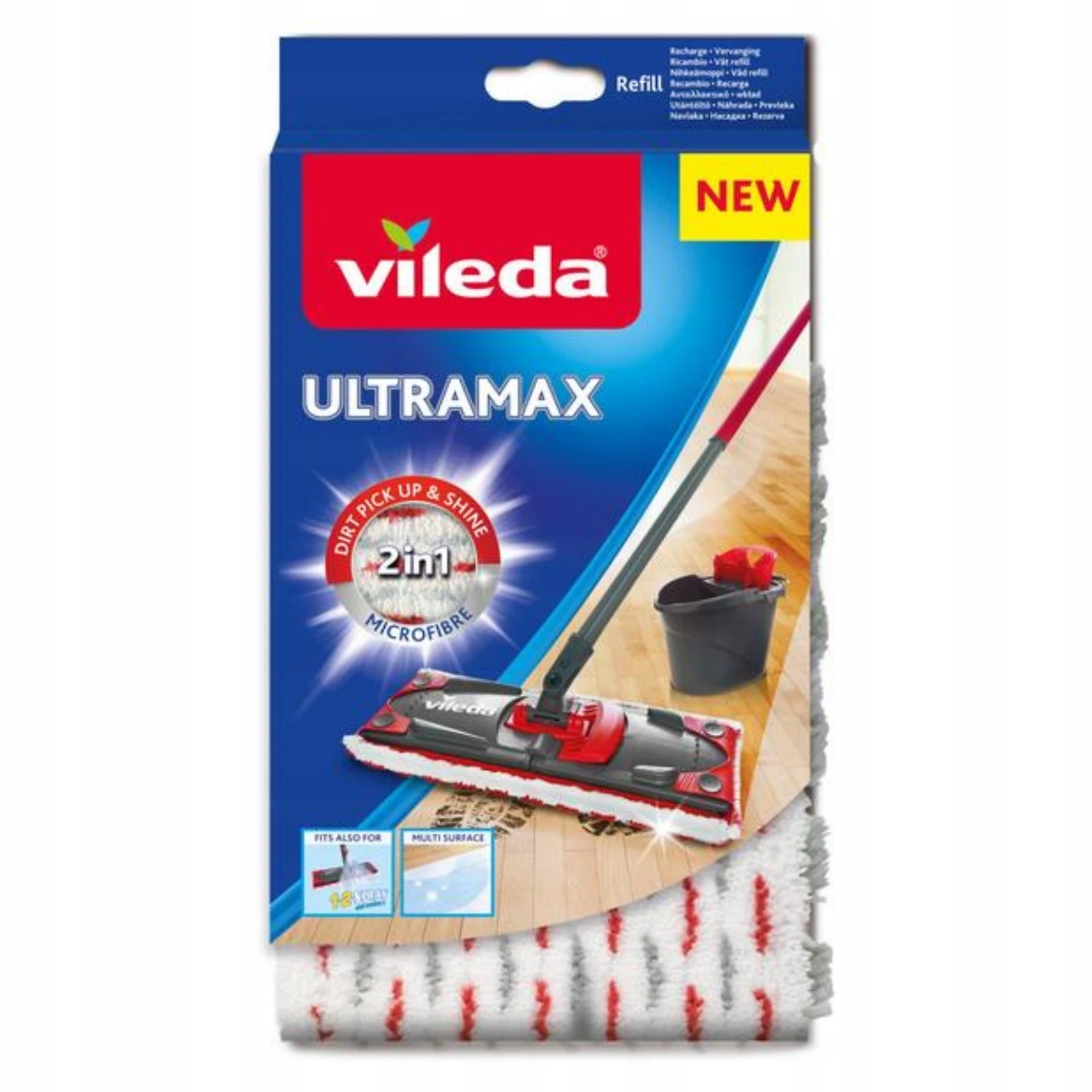VILEDA ULTRAMAX FLAT 155747 PLATNÉ MOP VLASTI 2 PCS
