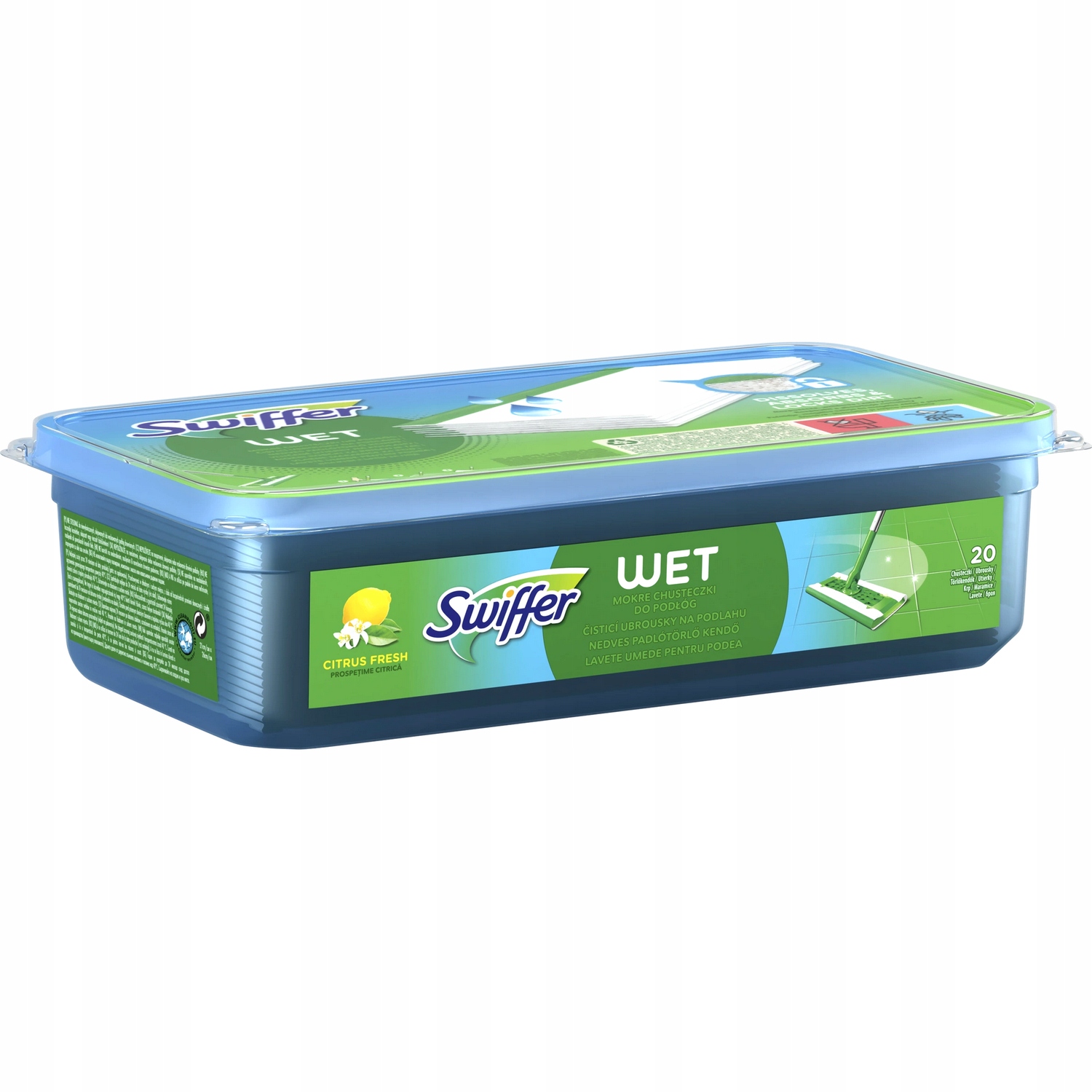 Vložky pre mop swiffer mokré mokré 20 ks.