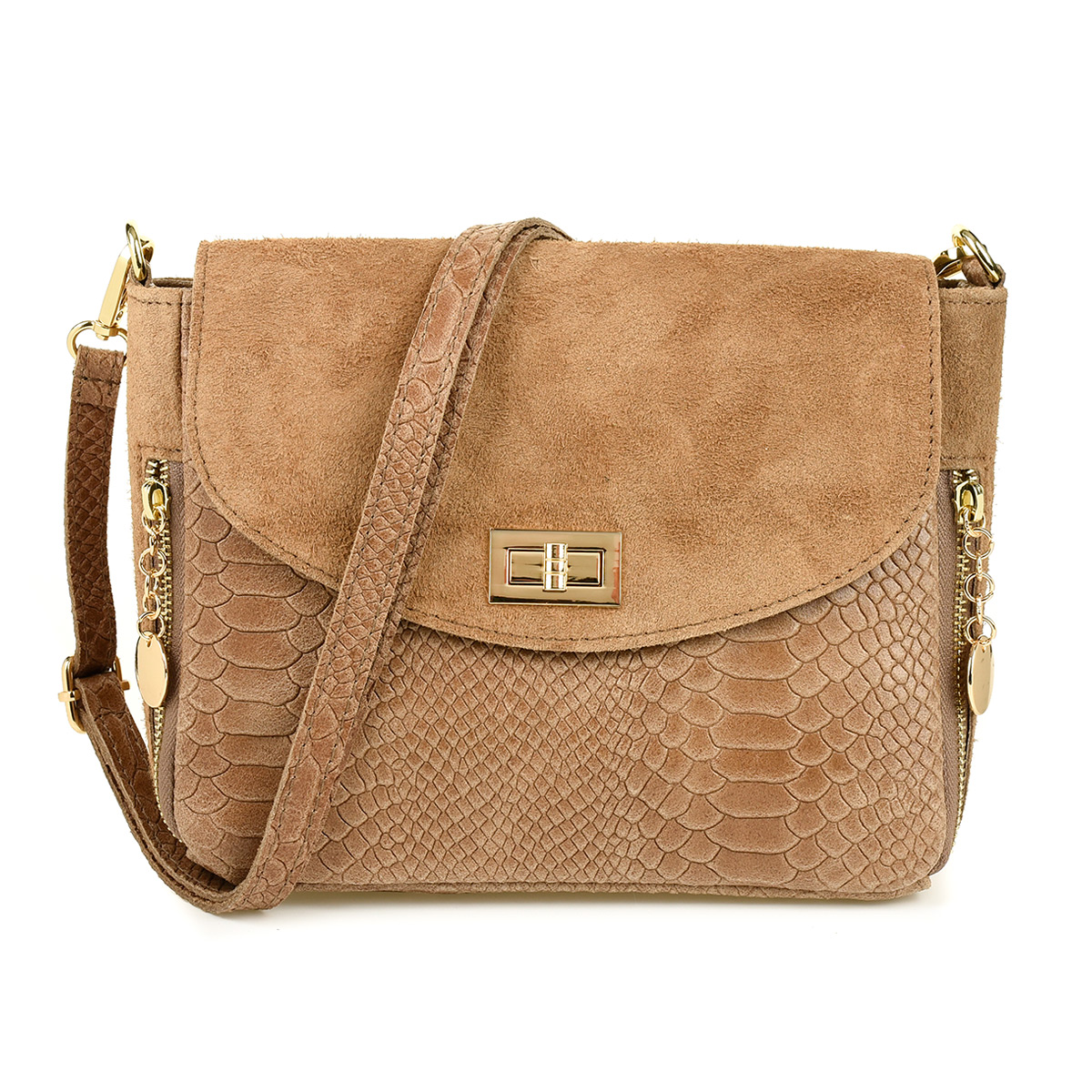 Messenger Bag Prírodná koža krateczka