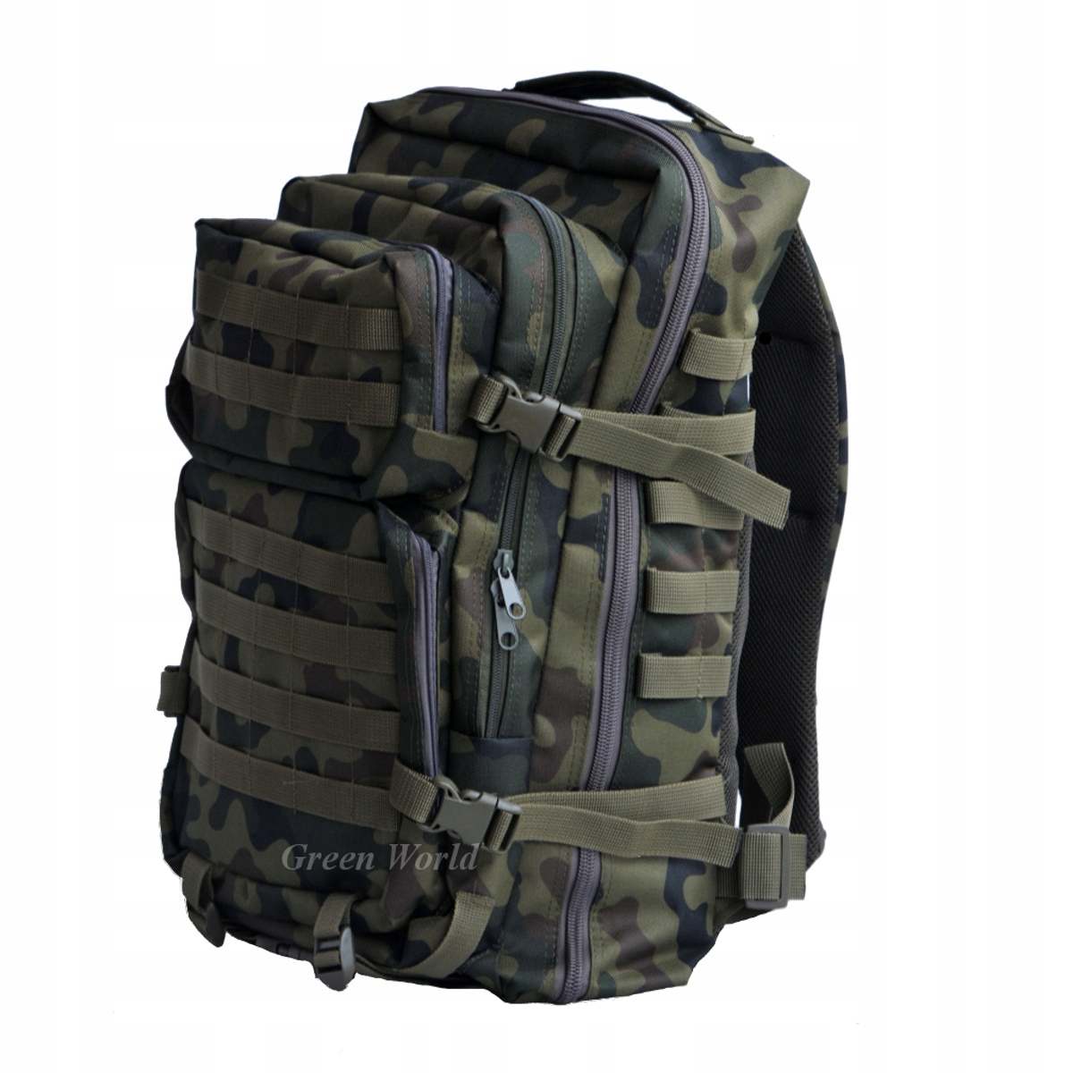 Green World Tourist Backpack Universal 41-60 L Khaki