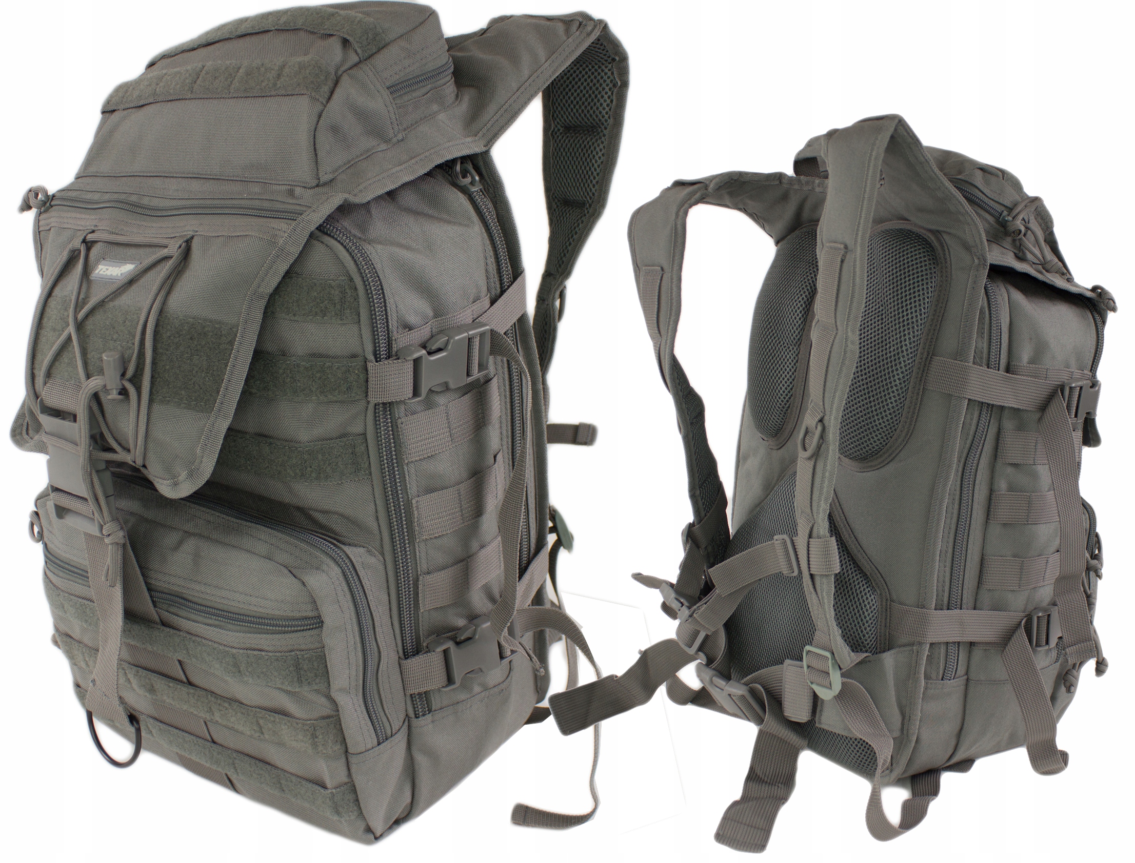 Vojenský batoh Texar Traper 35L 20-40 L odtiene šedej