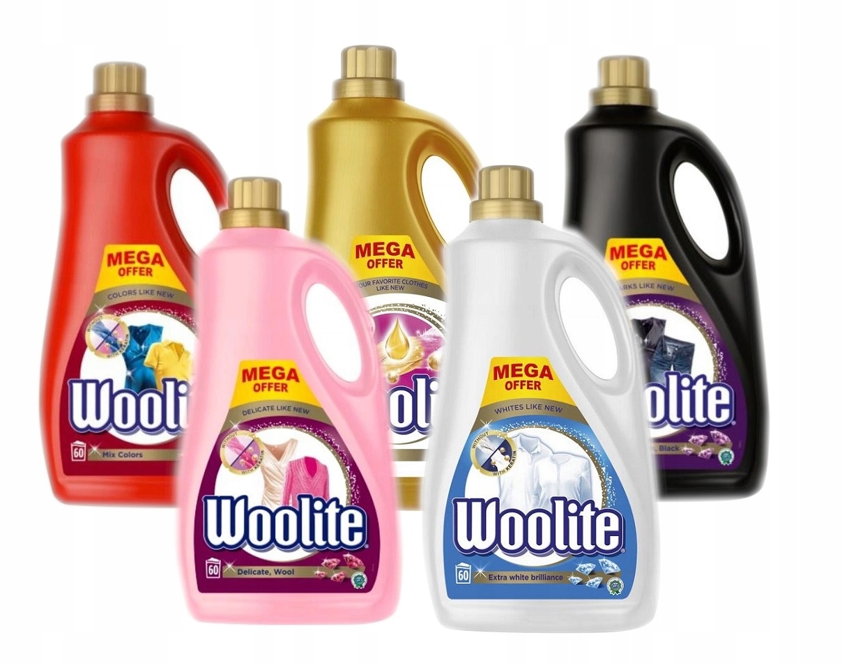 Prací gél - Woolite umývanie kvapaliny tmavá farba XXL 300PR