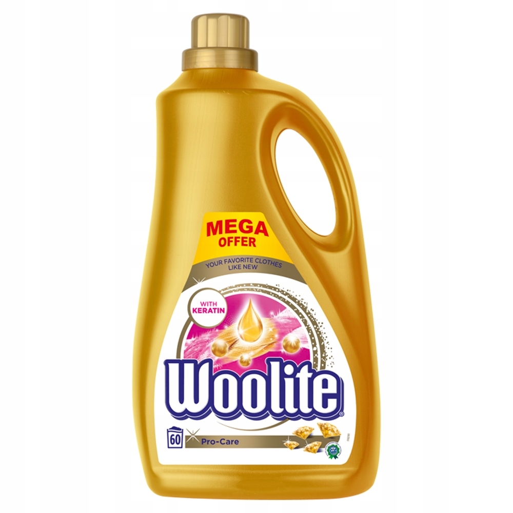 Prací gél - Woolite Pro-Care Premývacia kvapalina s keratínom