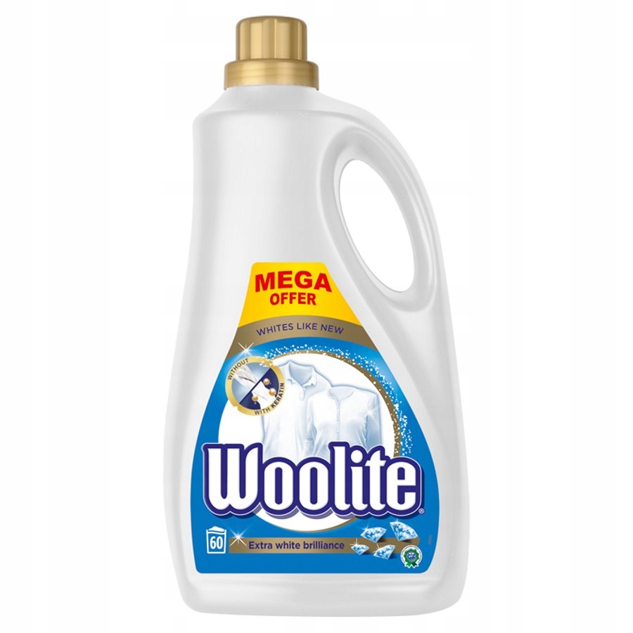 Prací gél - Woolite umývanie kvapaliny pre biele a svetlé farby