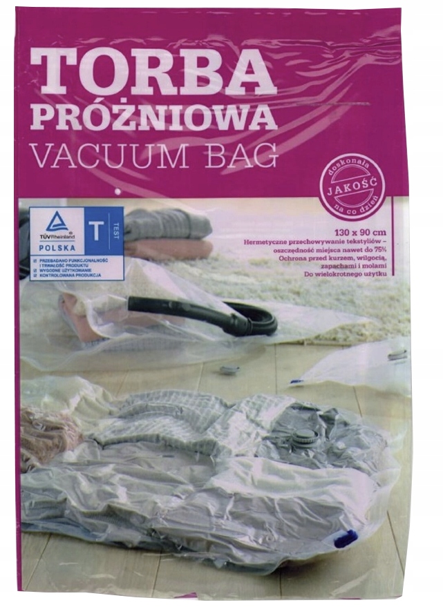 Vákuové vrece na oblečenie Dajar 90-90 x 130 cm 1 ks