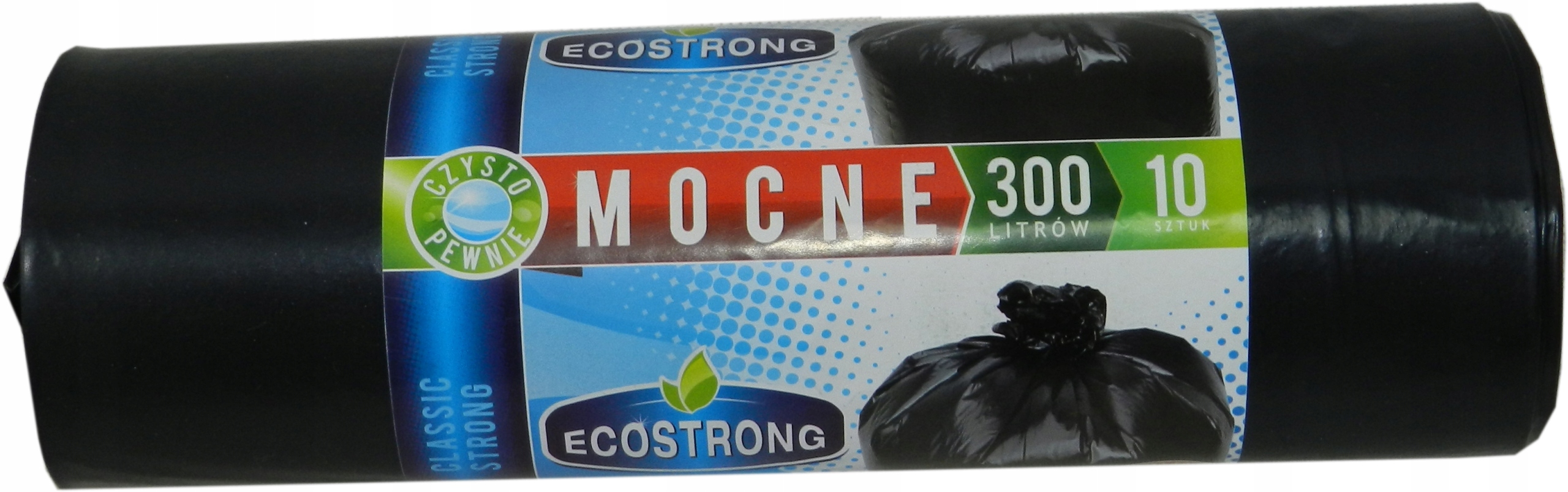 Čierne vrecia EcoStrong 300L LDPE Strong 10 ks