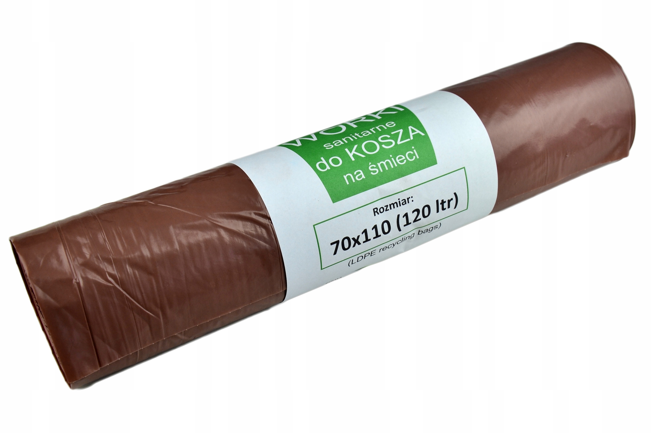 Vrecia na segregáciu 120 l Brown 25ks 70x110cm