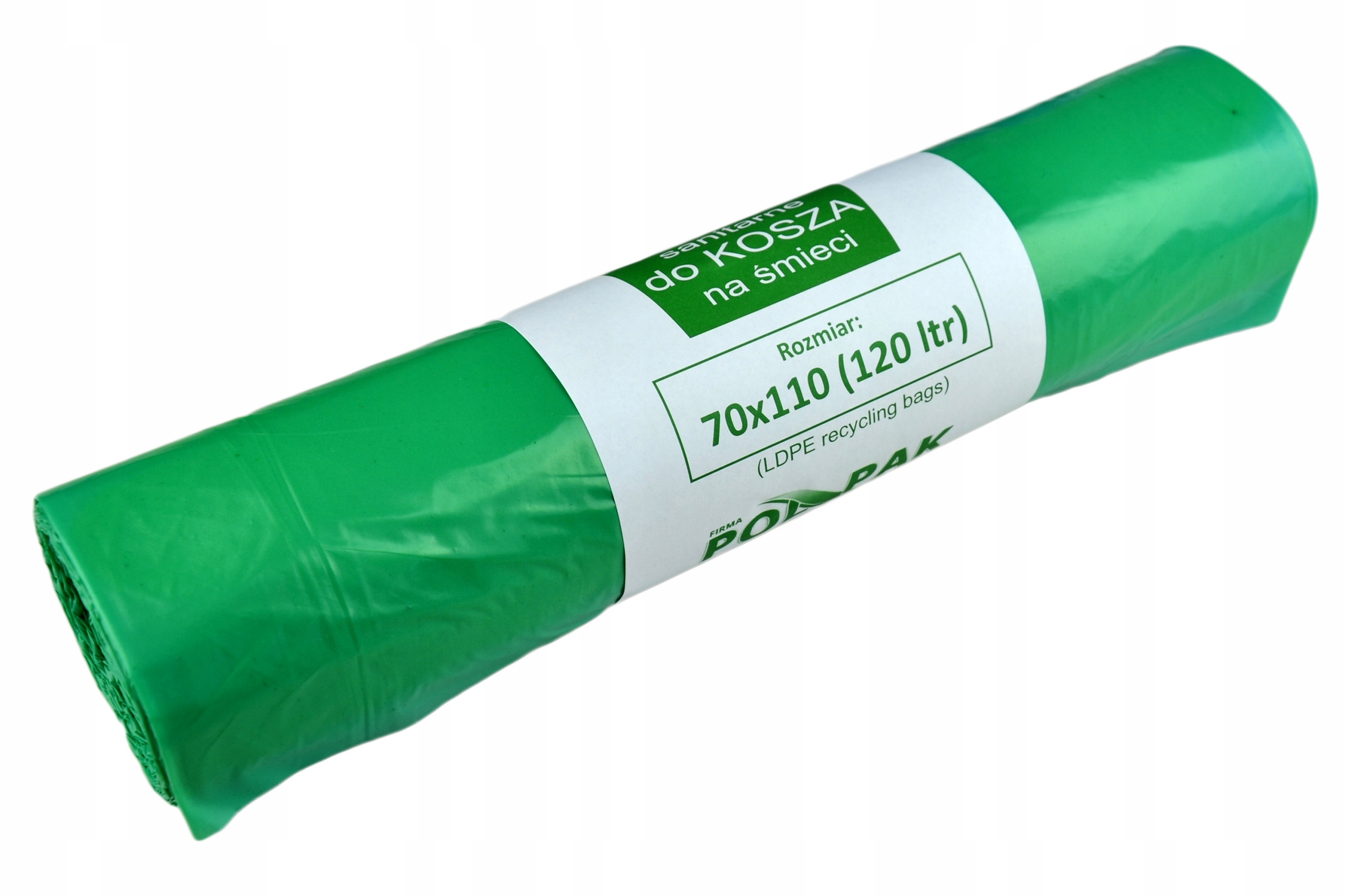 Vrecia na segregáciu 120 l Zelená 25ks 70x110cm