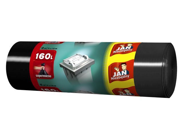 Vrecia na odpadky 160 l ld čierna 20ks John je potrebné
