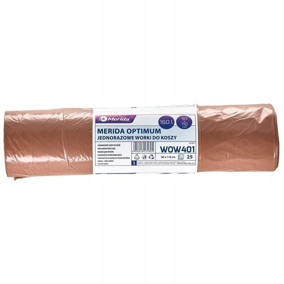 Merida Optimum vrece na odpadky 90x110cm 160 l 25 ks