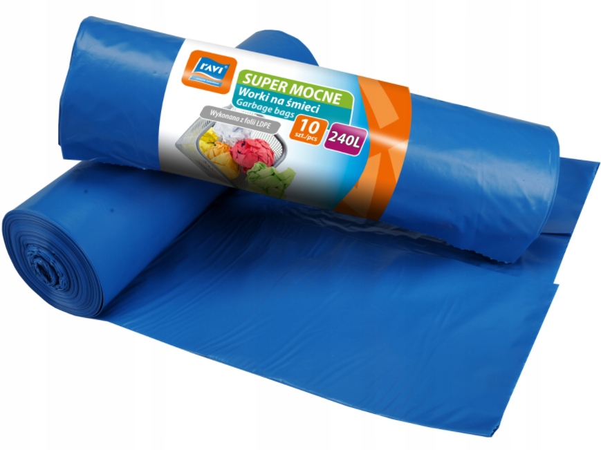 Vrecká na odpadky super silné LDPE 240L