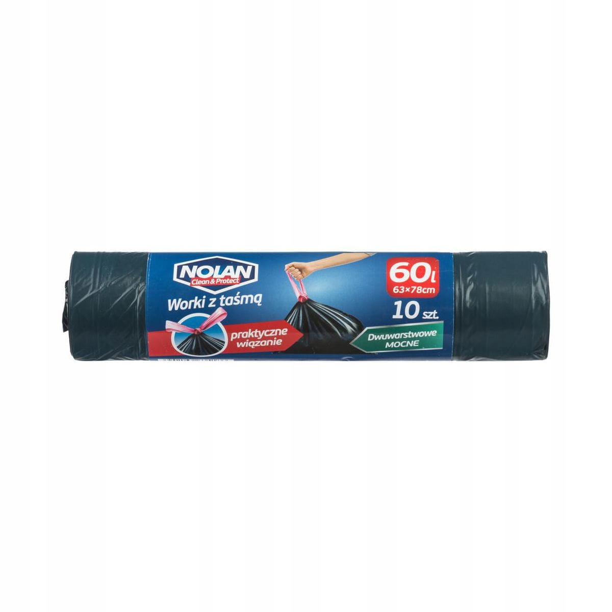 Vrecká na odpadky s páskou 60 l 10 kcs Nolan