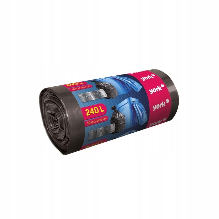 Vrecká na odpadky veľmi silné York 240 l / 10 kusov