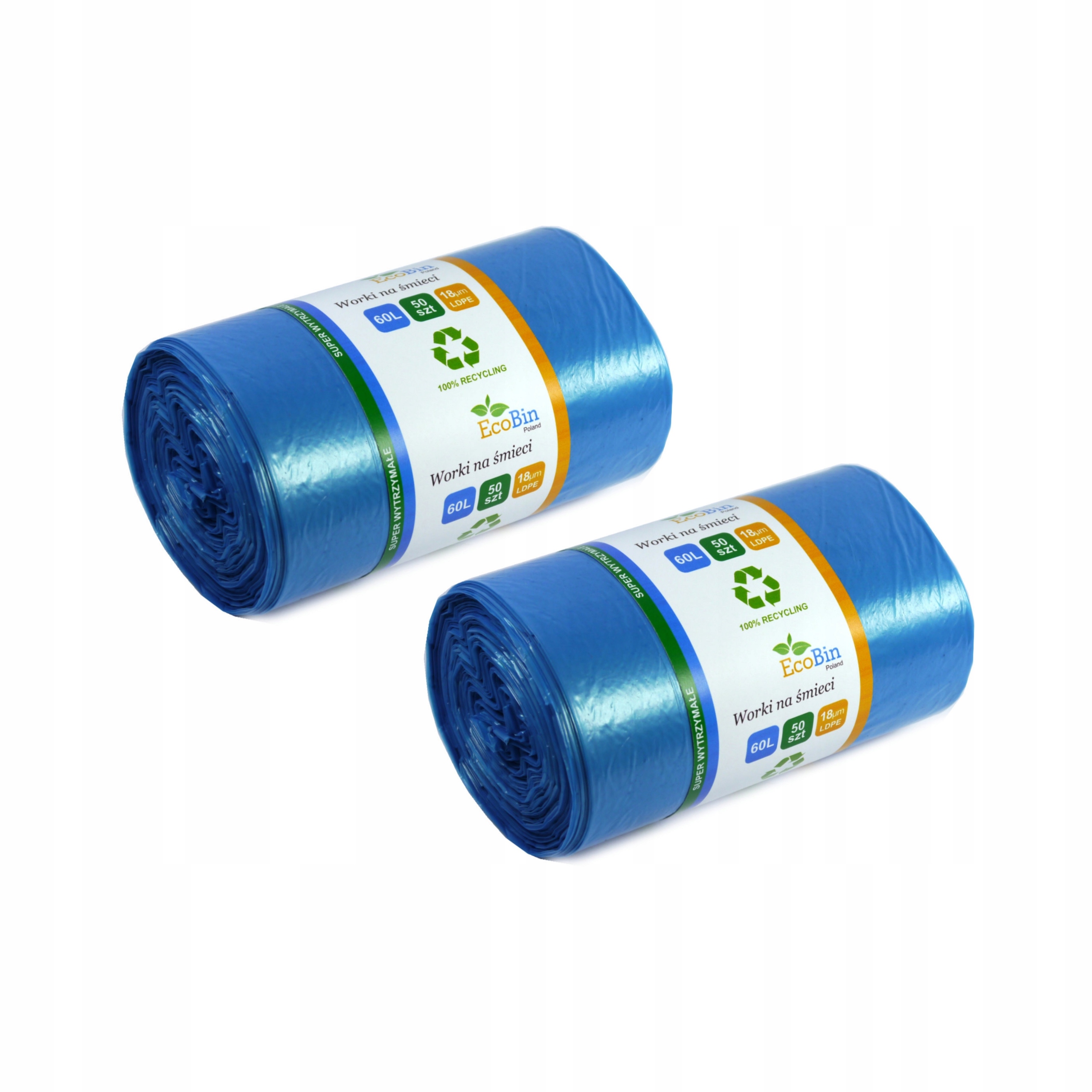 Odpadky odpady 60 l modré 100 ks
