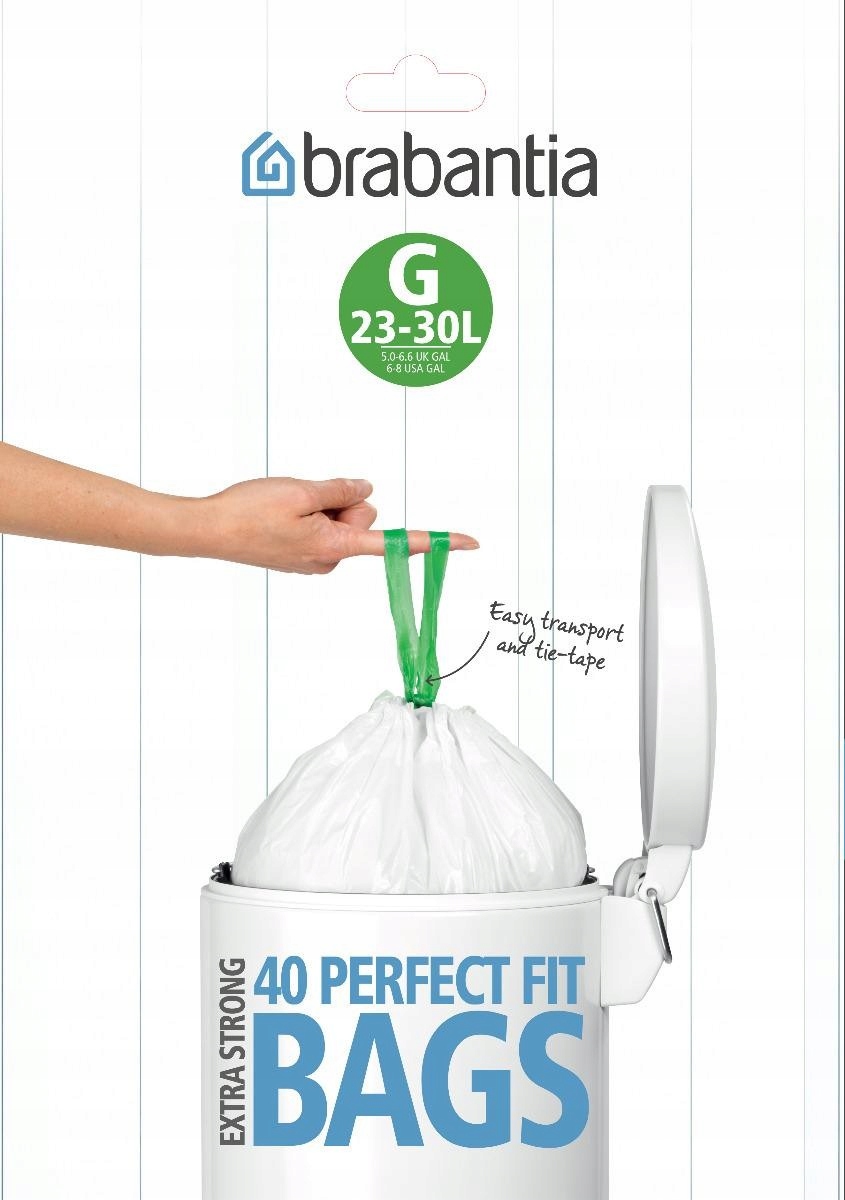 Vrecká na odpadky Veľkosť G 30 l 40 ks Brabantia