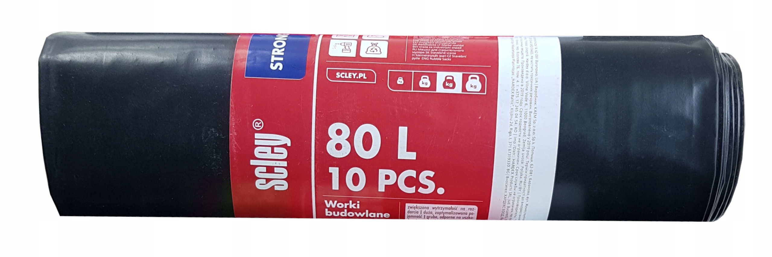 Vrecká na výrobu odpadu extra silné 10 ks 80L