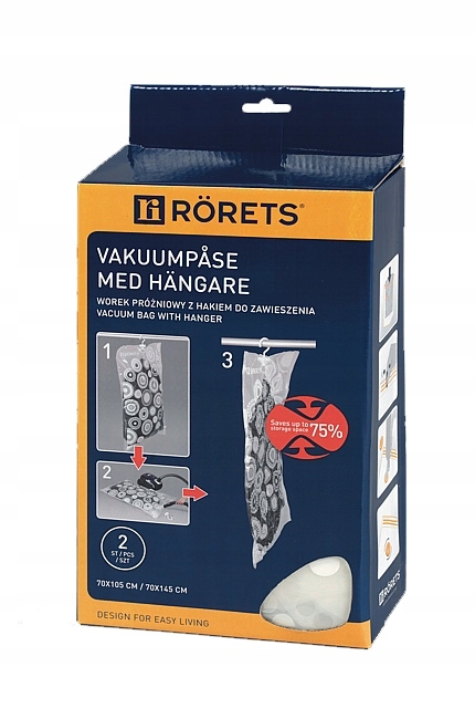 Vákuové tašky s Hoove Hoovek Hook 2 ks.