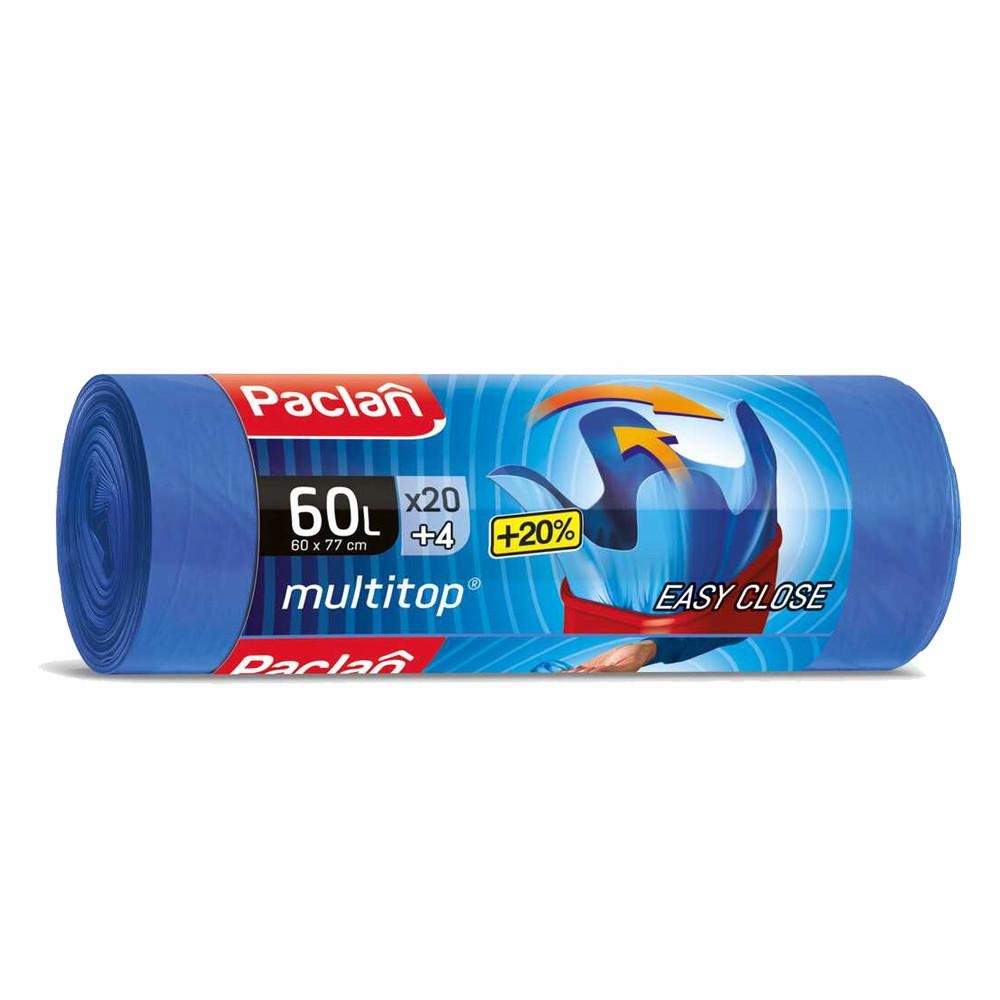 Univerzálne tašky pre odpadky Paclan 60L 24 ks.