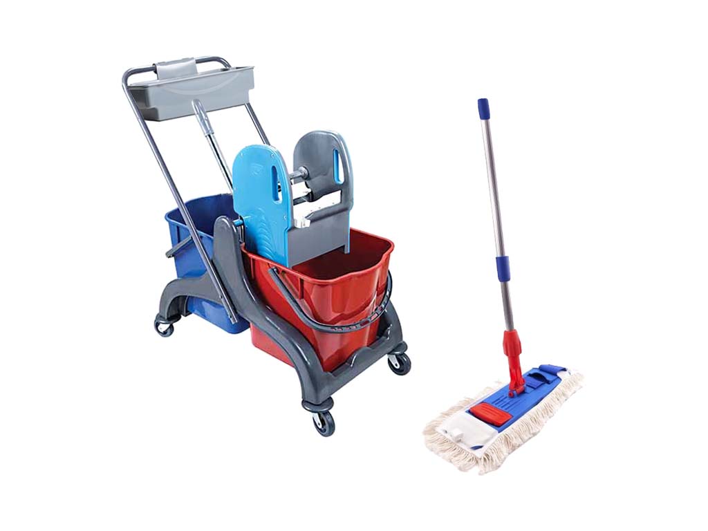 Kočík Saturn 2x25l MOP+Čistiaca súprava