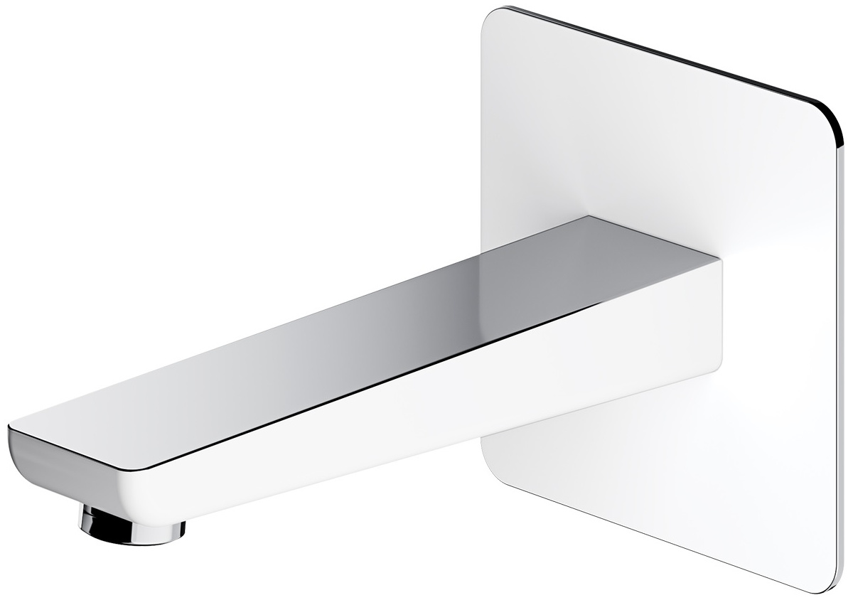 Nástenný výtok 19 cm Omnires Parma Chrome/Gloss
