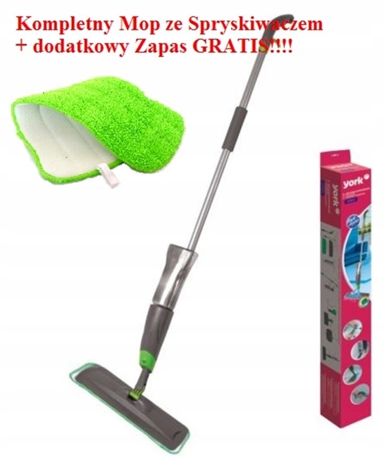 York Flat Mop s podložkou + napájanie