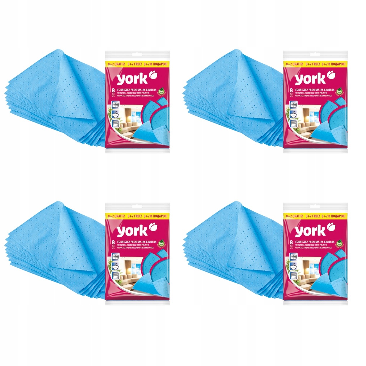 York Premium Handrička ako bavlna 40 ks