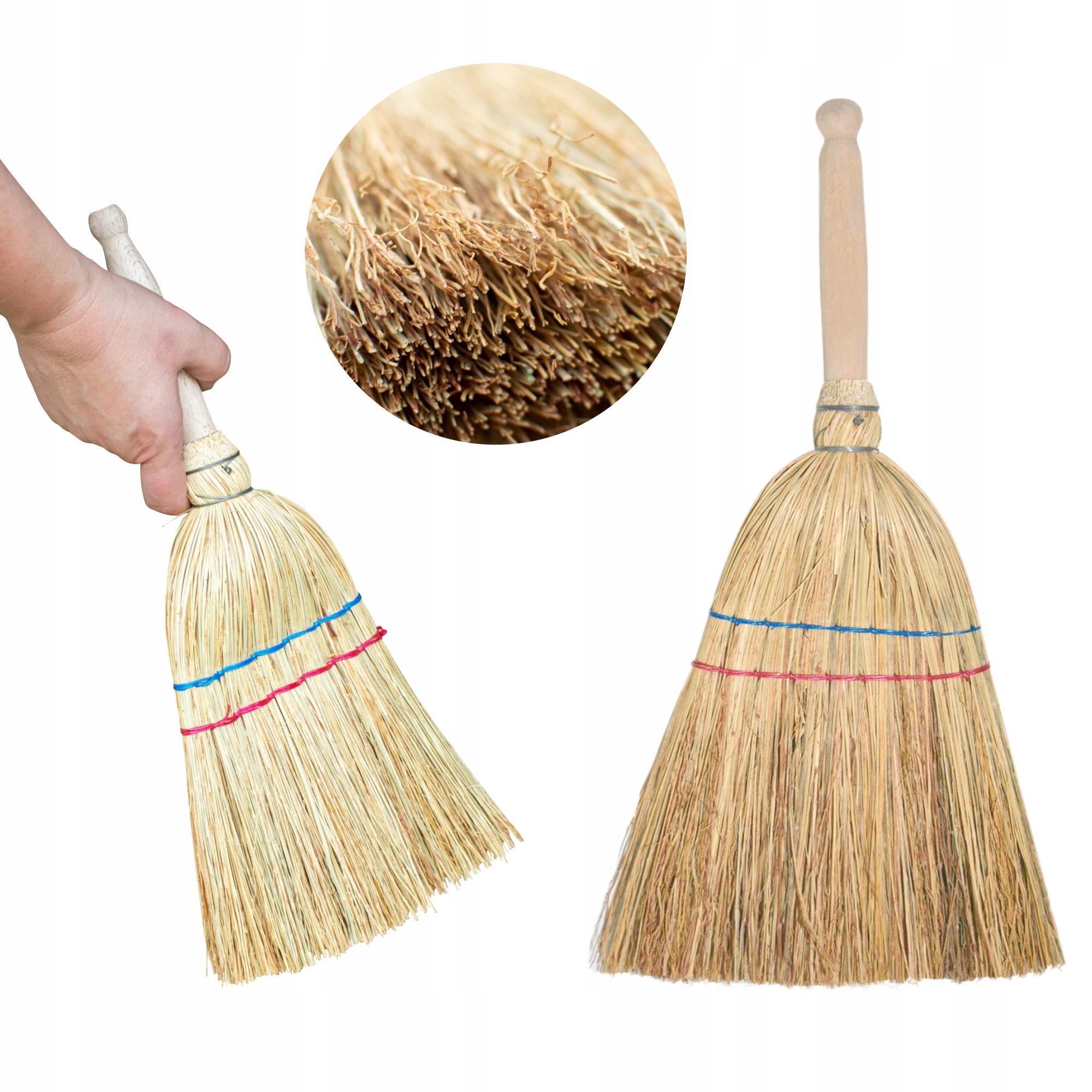 York Sorgo Mini Broom so 16 cm rukoväť