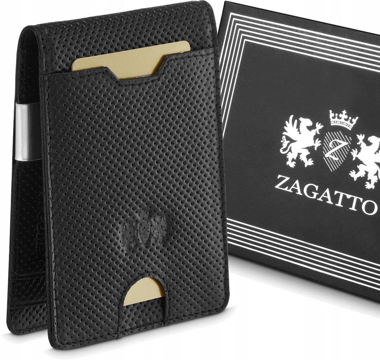 Peňaženka - Produkt ZGATTO WALLET PRÍRODNÁ KRÁĽOVA ČIERNA ZG-X2-F12-MEN