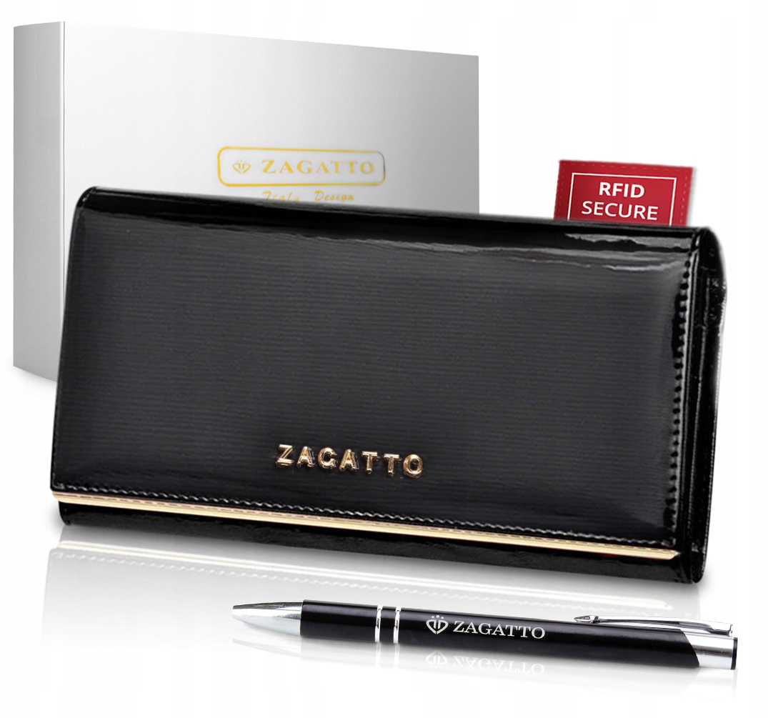 Peňaženka - Produkt ZGATTO WALLET Prírodná koža čierna ZG-4005-sh-women