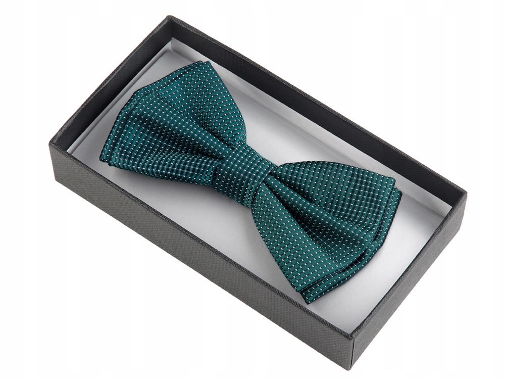 Greg Bow Tie Classic White, Navy Blue, Green