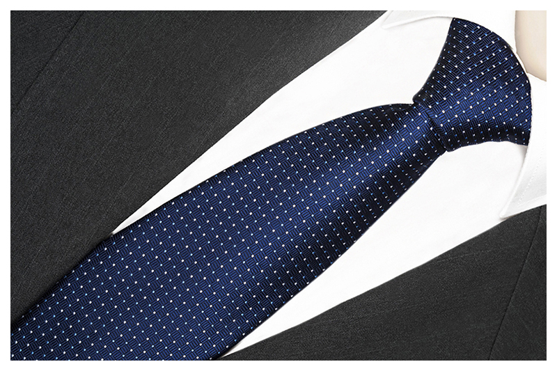 Rene Chagal Wide Tary Classic Cut Polyester White, Navy Blue, Blue