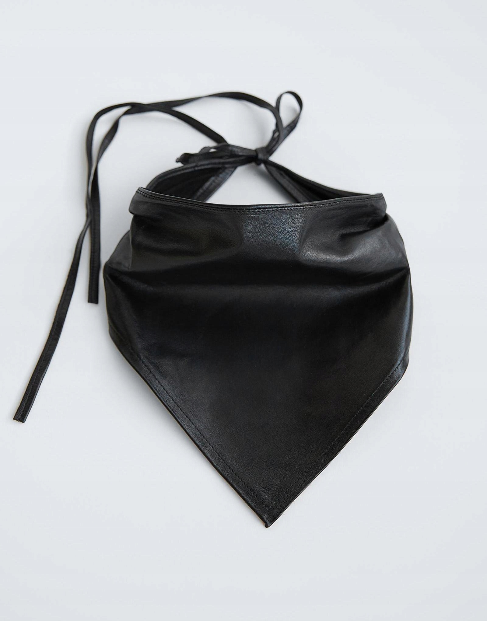 Šatka - Warrapy Zara Natural Leather Black