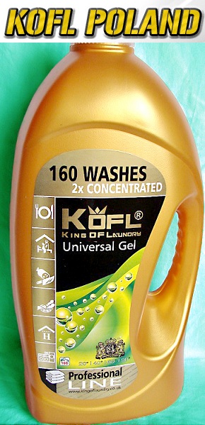 Prací gél - KOFL Universal GEL 5,75L 160 RASH CHANCE LACNO