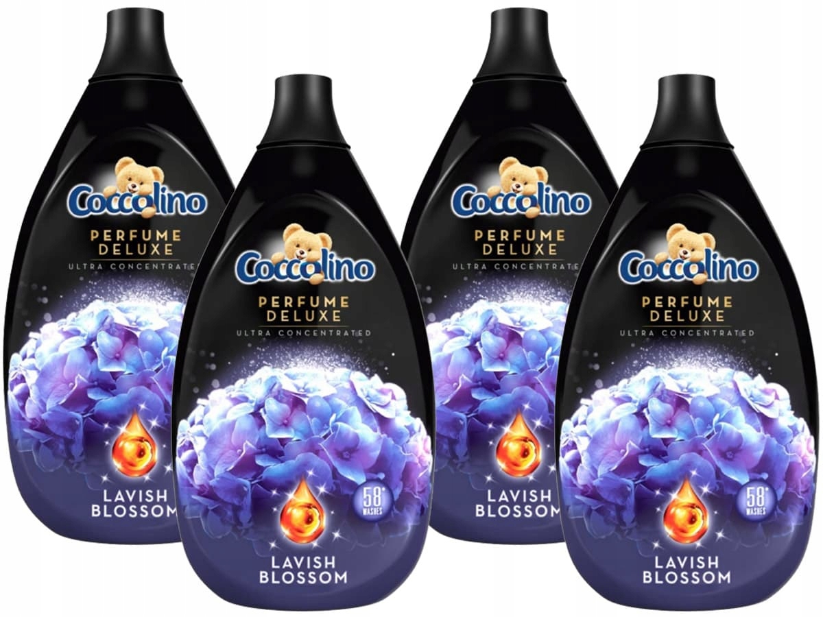 Prací gél - Sada 4 x Coccolino Parfume LAVIS Deluxe tekutiny