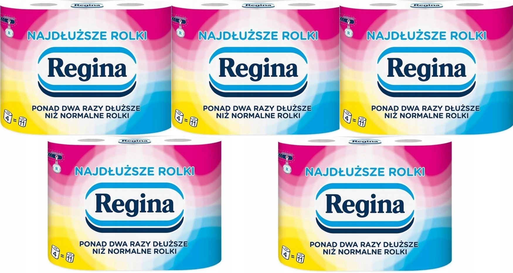 Nastaviť 5x toaletný papier Regina A4!