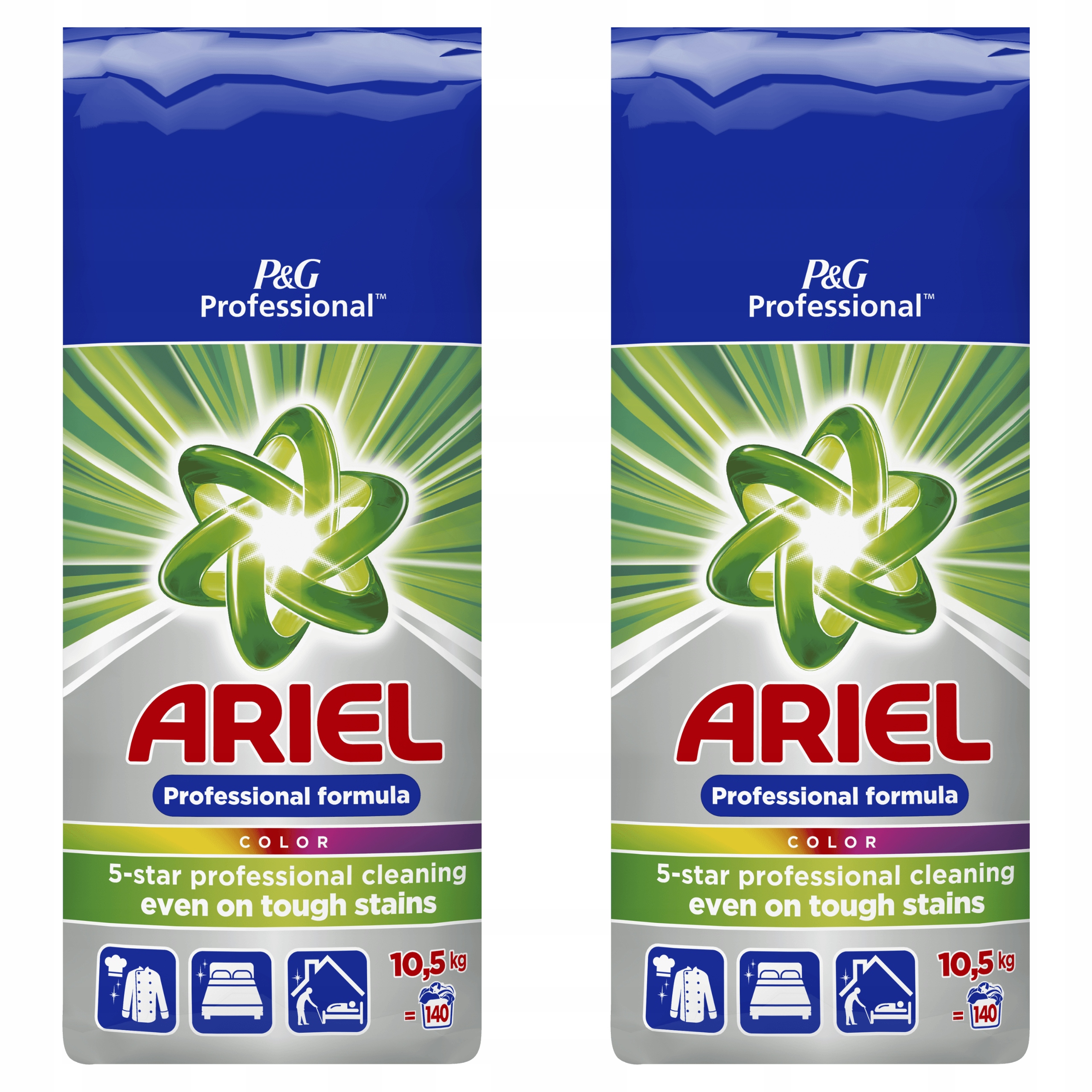 Prací prášok - ARIEL SET prací prášok FARBA 2x 10,5 kg