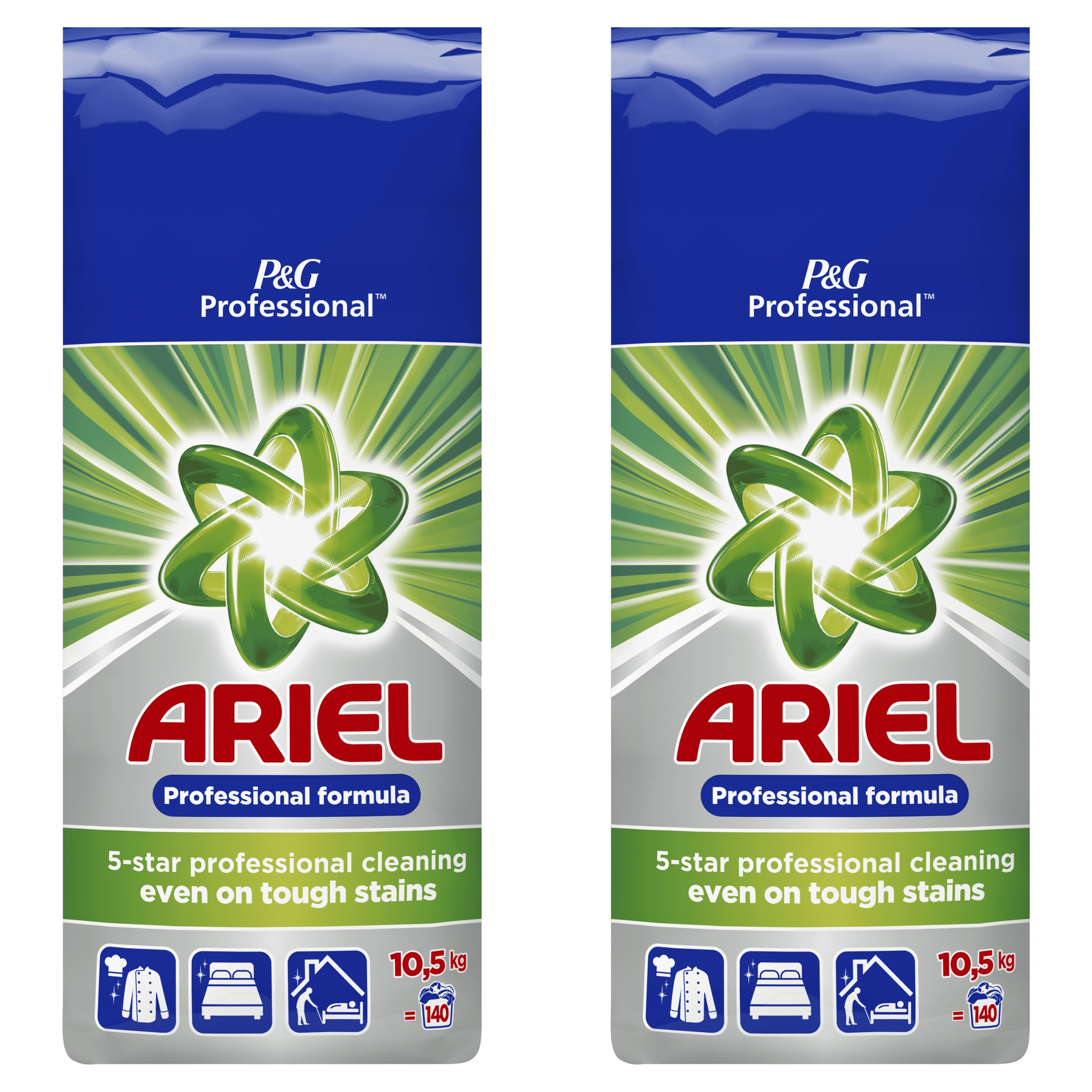 Prací prášok - KIT ARIAL POMOCNOSŤ PROSTREDNÍKA 2X 10,5 kg