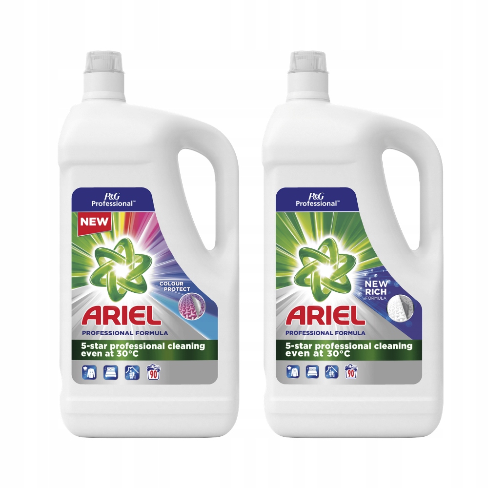 Prací gél - Ariel Color + Regular SET Tekutý prací prostriedok na 180 praní