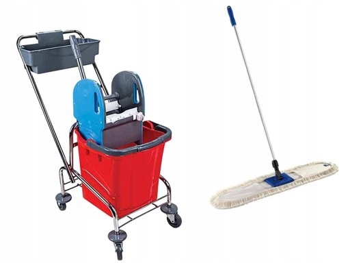 Integrálne čistenie vozíka 25L+ mop 80 cm