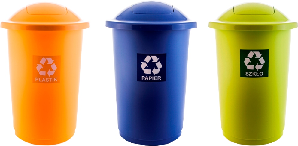 Sada segregácie segregácie 50 l TOP BIN 3 PCS