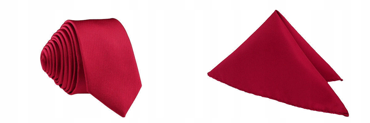 Úzka kravata Tissino Raspberry Polyester červená