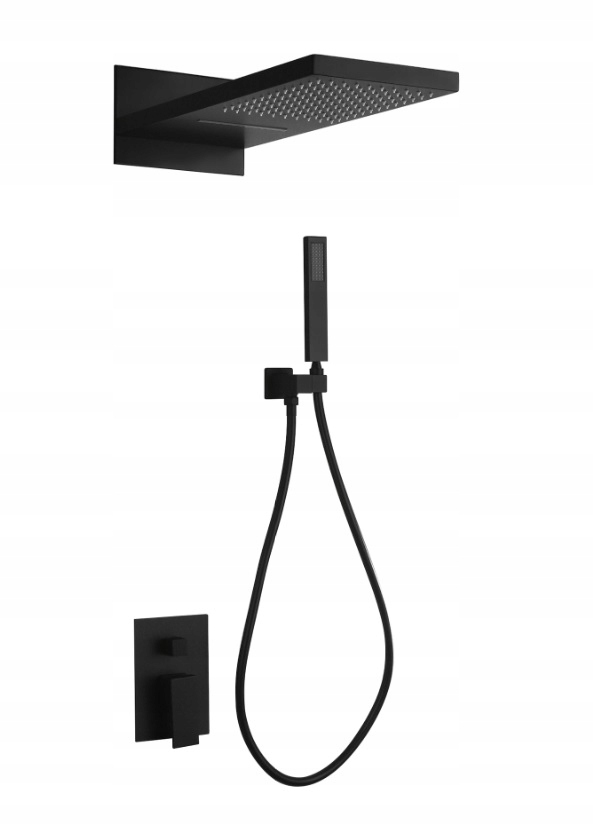 Flush -Mounted Waterfall Slim Black Battery