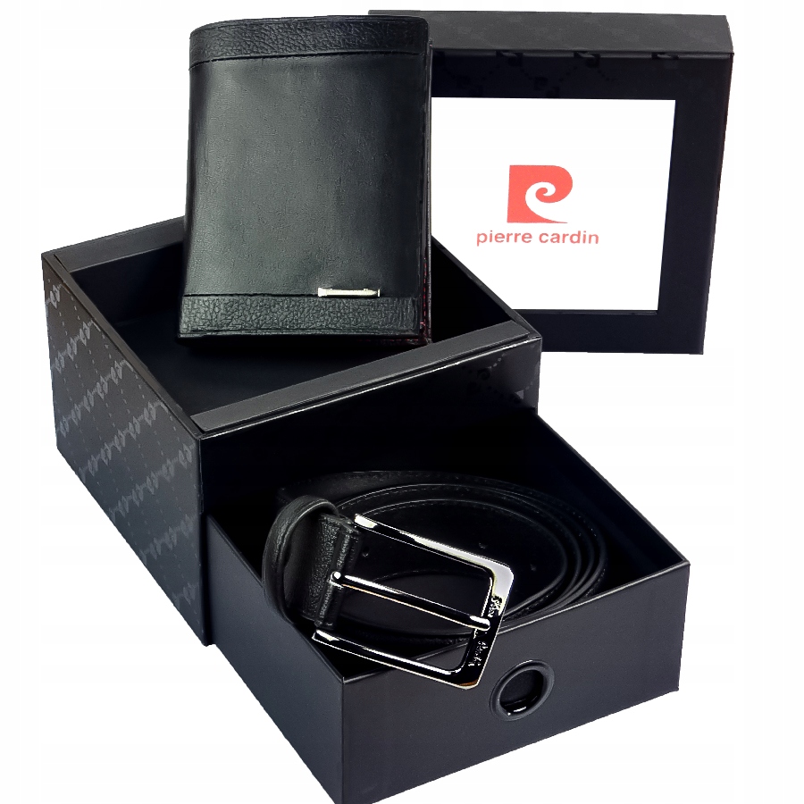 Peňaženka - Pierre cardin peňaženka Prírodná koža Čierna Parure 326 GG14 - Pánsky produkt