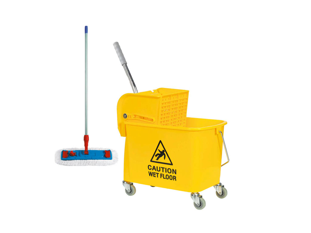 Čistiaci nákladný automobil 20L + mop rýchle 50 cm