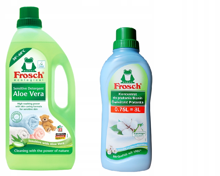 Prací prášok - Sada bielizne gél aloe vera + bavlnená tekutina